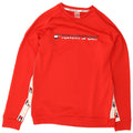 Tommy Hilfiger Herre grafisk sweatshirt Jumper Medium Rød Colourblock