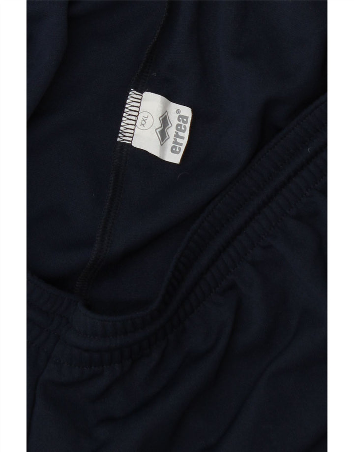 ERREA Mens Sport Shorts 2XL Navy Blue Polyester Vintage Errea and Second-Hand Errea from Messina Hembry 