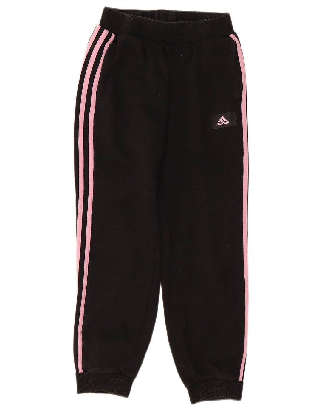 ADIDAS Pigetræningsbukser Joggers 11-12 år Sort bomuld