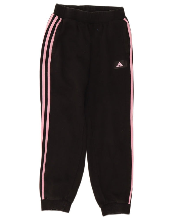 ADIDAS Pigetræningsbukser Joggers 11-12 år Sort bomuld