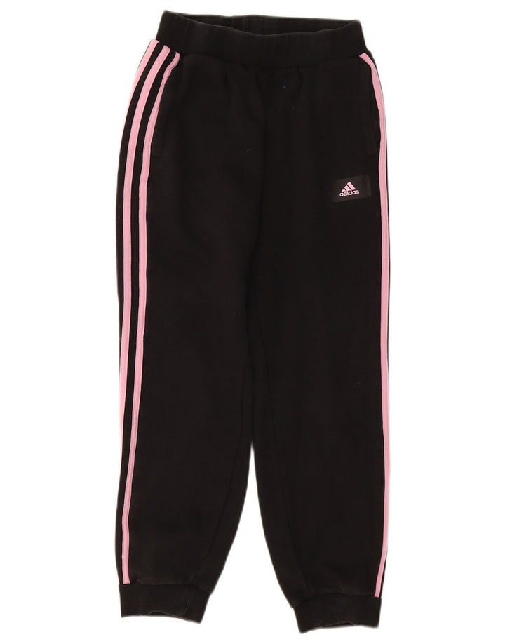 ADIDAS Pigetræningsbukser Joggers 11-12 år Sort bomuld