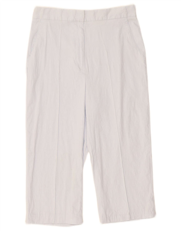 Zara Dame Capri Bukser Small W26 L17 Blå