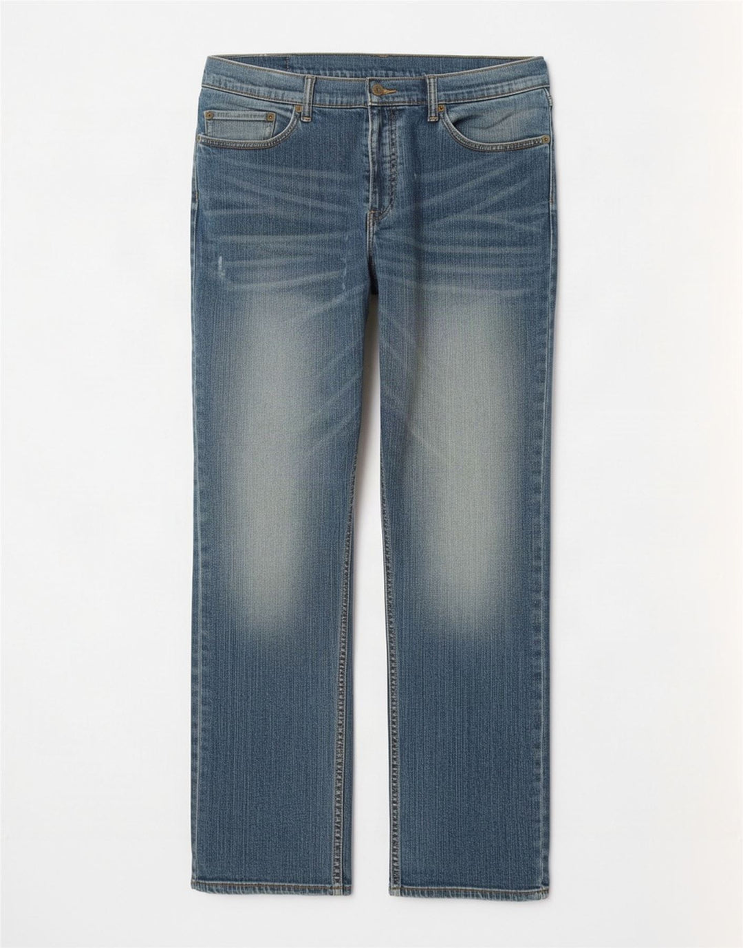 Levi's Herre 514 lige jeans W36 L32 blå bomuld