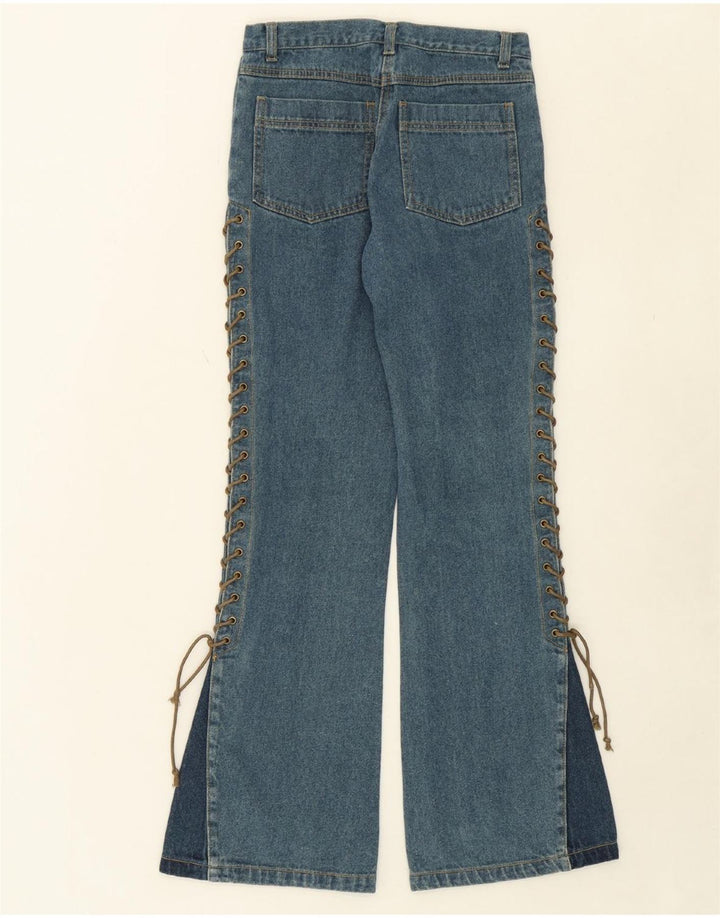 VINTAGE Womens Flared Jeans W26 L29 Blue Cotton Vintage Vintage and Second-Hand Vintage from Messina Hembry 