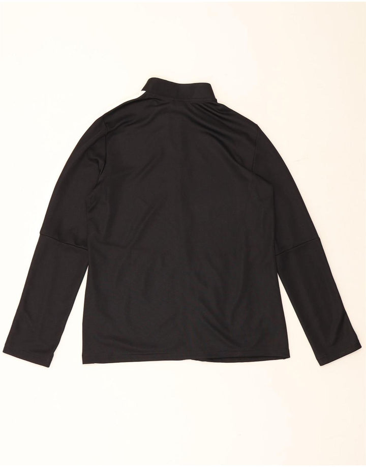 Adidas Aeroready træningsdragt topjakke til kvinder UK 16/18 Stor sort polyester