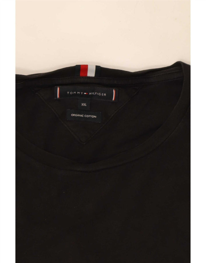 Tommy Hilfiger Herre Grafisk T-Shirt Top 2XL Sort