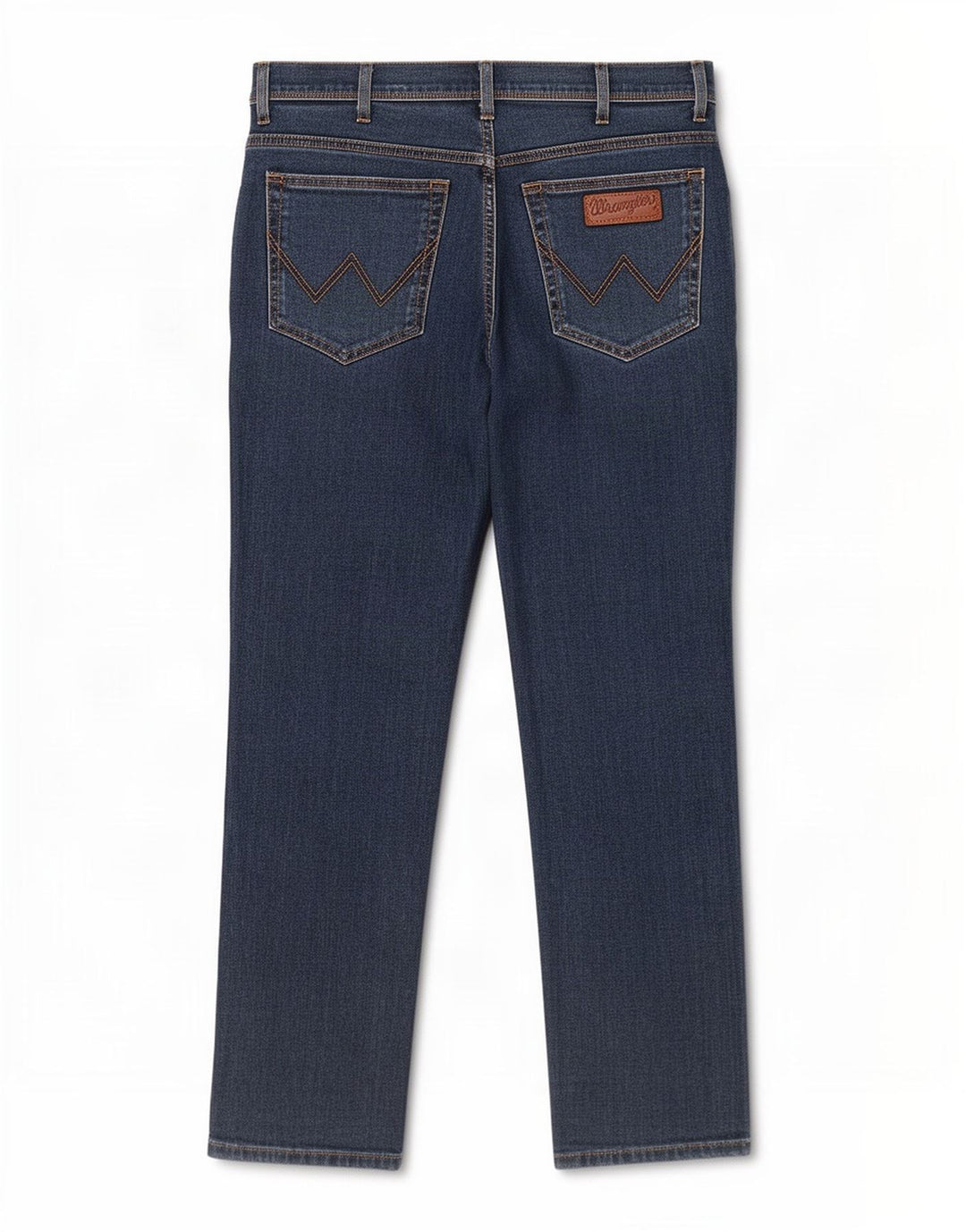 Wrangler Herre Texas Stretch Straight Jeans W36 L26 Blå Bomuld