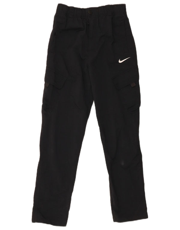 Nike Boys Slim Cargo Bukser 12-13 år Large W28 L26 Sort Nylon