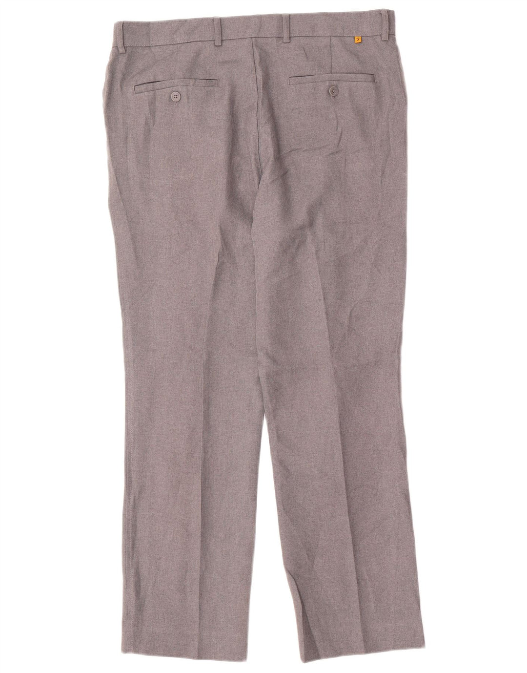 Farah Herre Classic Fit Casual Bukser W36 L29 Grå Polyester