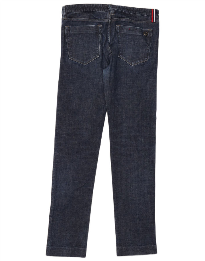 Fred Perry Dame Slim Jeans W30 L31 Marineblå Bomuld