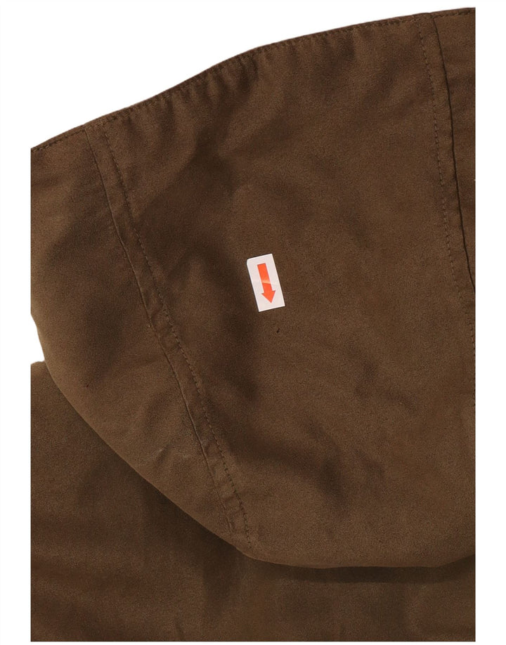 Musto Parkajakke med lynlås til kvinder UK 16 Stor Khaki Polyester Classic