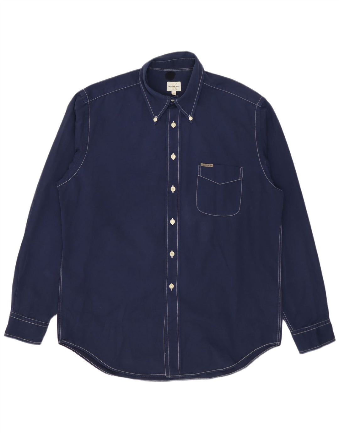 Calvin Klein Jeans Herreskjorte Medium Navy Blue