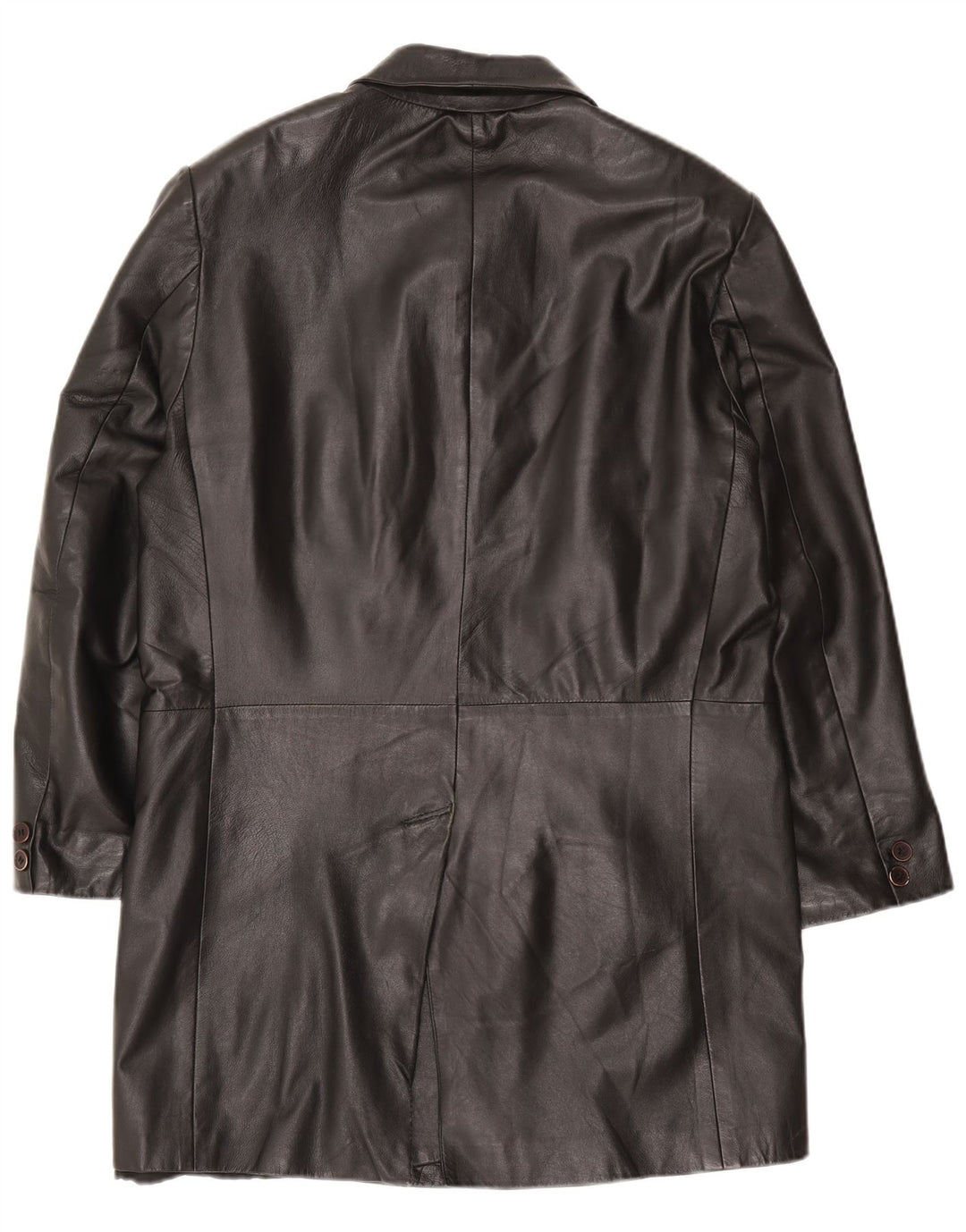 Conbipel Heron Free Heron Leather Coat IT 48 Medium Sort Læder