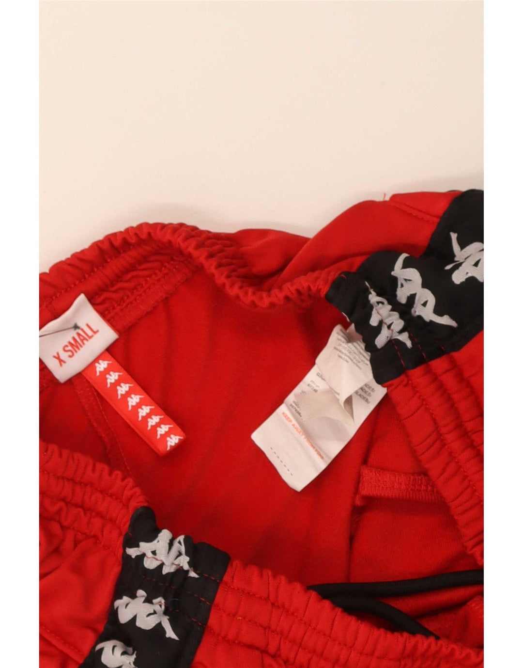 Kappa Graphic Flare træningsdragt bukser til kvinder XS rød polyester