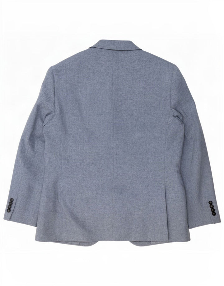 Marks & Spencer Herre 2-knaps blazerjakke UK 42 XL Blå Uld