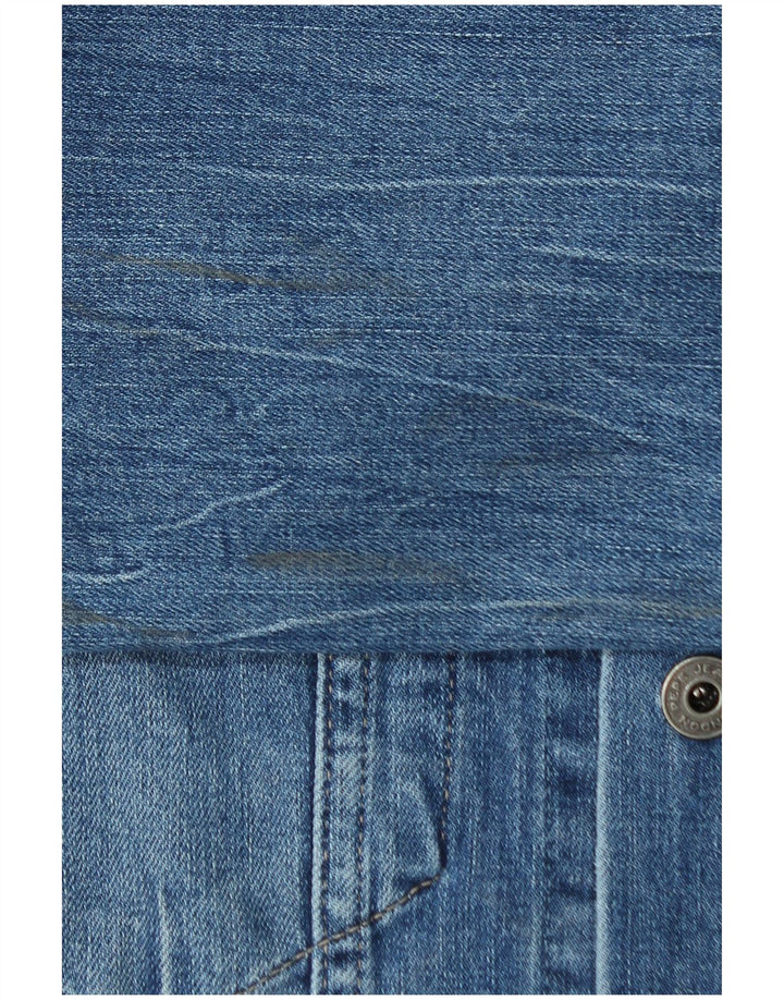PEPE Jeans Herre denimjakke UK 40 Stor Blå Bomuld