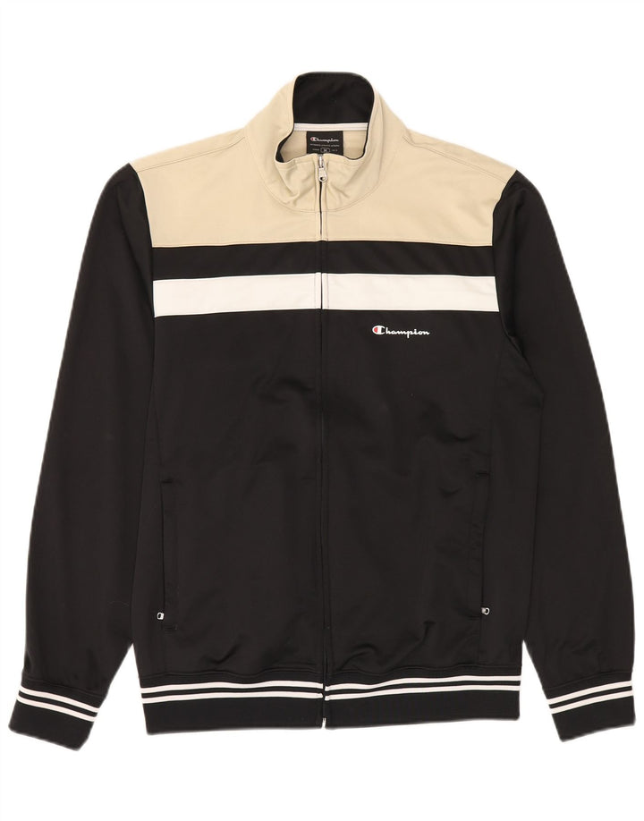 Champion Herre træningsdragt Topjakke Medium Sort Colourblock Polyester