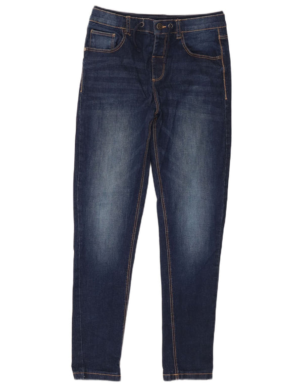 Marks & Spencer Boys Skinny Jeans 12-13 år W28 L28 Blue Cotton