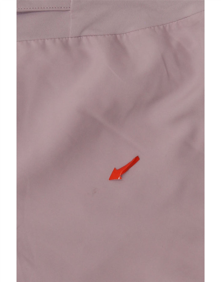Nike Dame Dri Fit sportsshorts UK 14 Large Purple Polyester