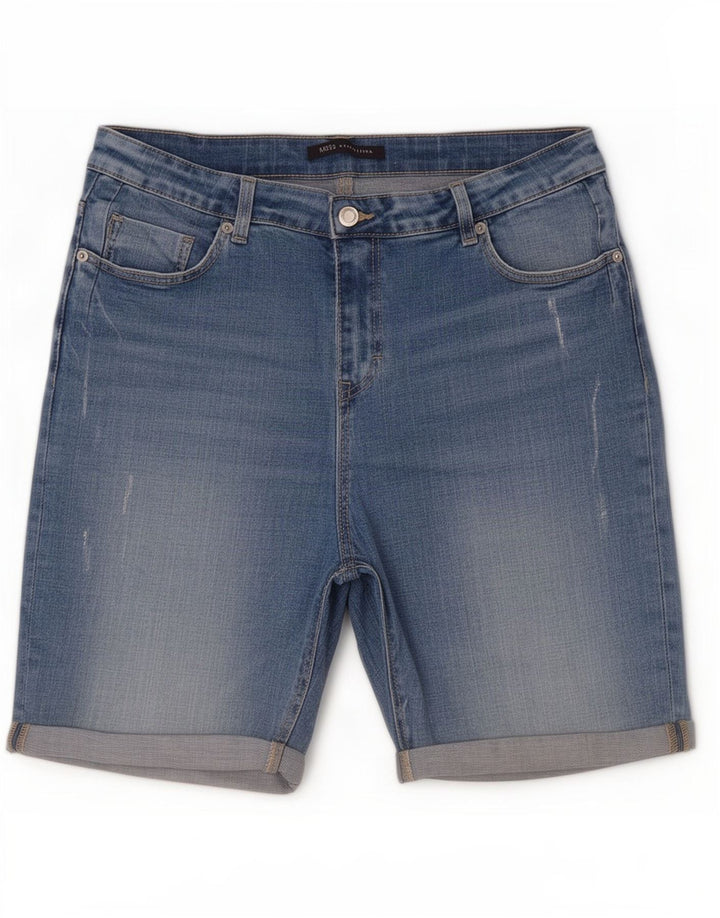 Marks & Spencer Herre Denim Shorts UK 14 Medium W32 Blå Bomuld
