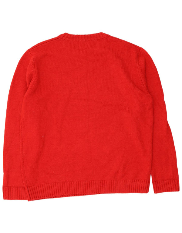 Zara Herre sweater med rund hals XL Rød