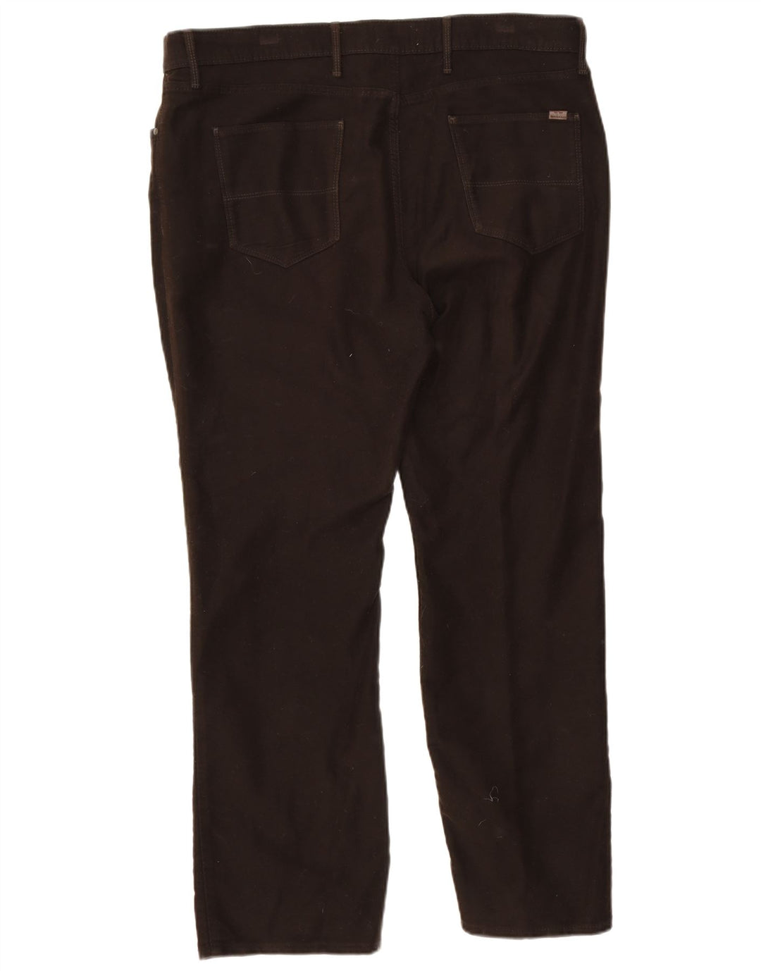 Marks & Spencer Herre Regular Fit Casual Bukser W38 L29 Brun Bomuld