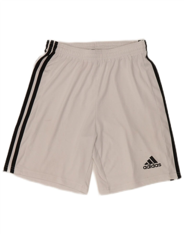 ADIDAS Aeroready Sportsshorts til drenge 15-16 år Hvid polyester
