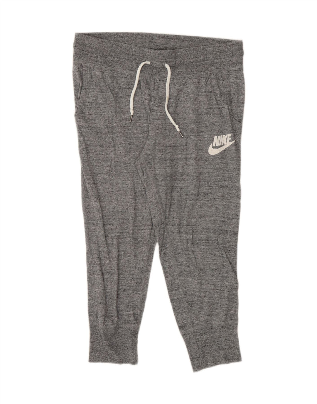 NIKE Womens Capri Tracksuit Trousers Joggers UK 14 Medium Grey Cotton Vintage Nike and Second-Hand Nike from Messina Hembry 