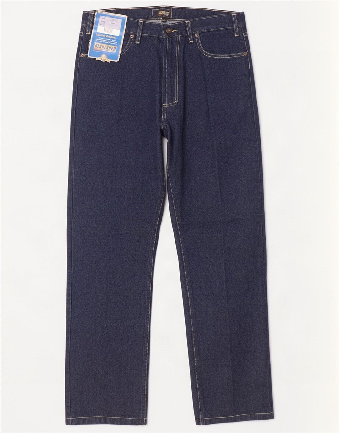 Blaklader Straight Jeans til mænd W34 L32 Marineblå Bomuld