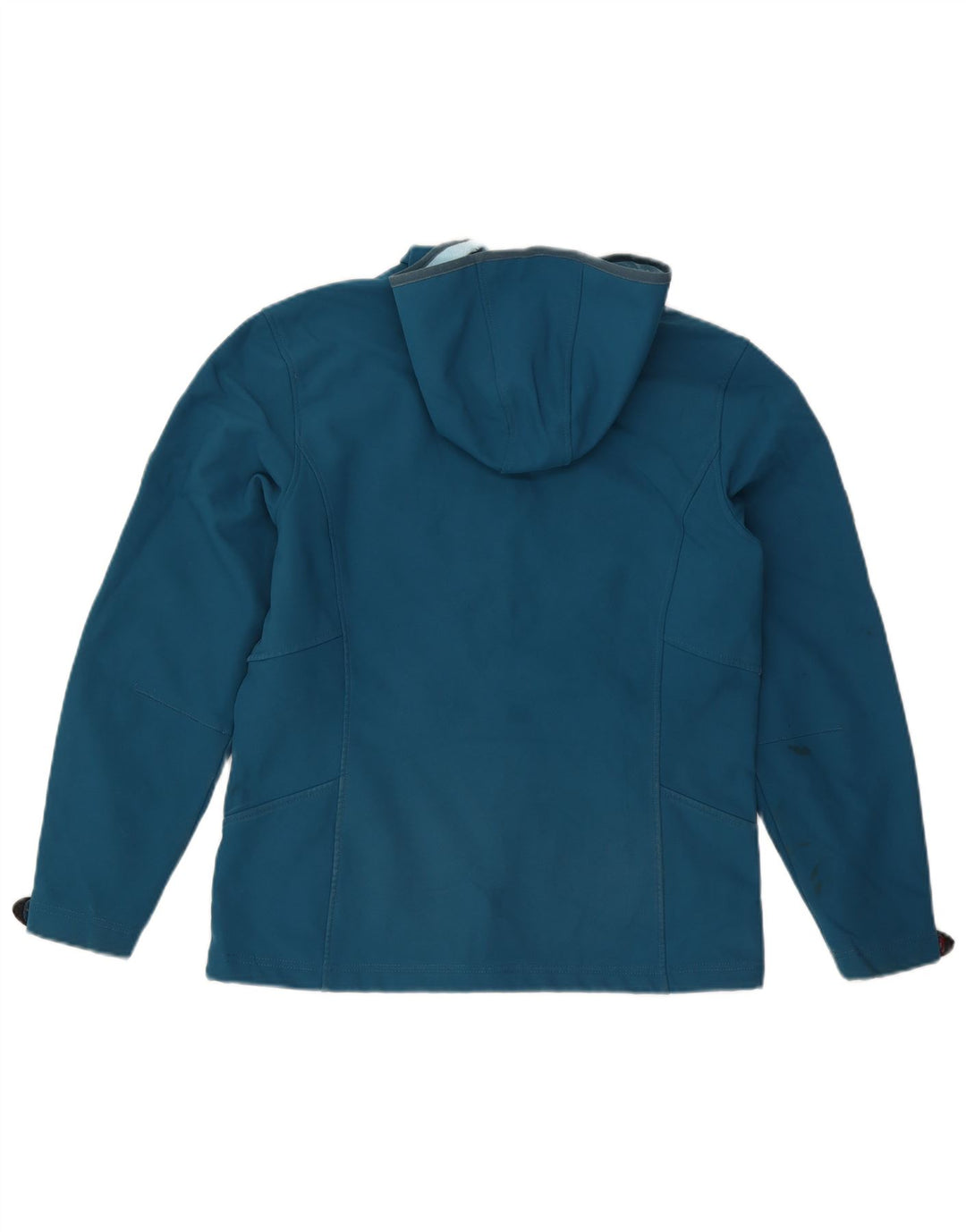 Jack Wolfskin Pige Hooded Windbreaker Jacket 15-16 År Blå Polyester