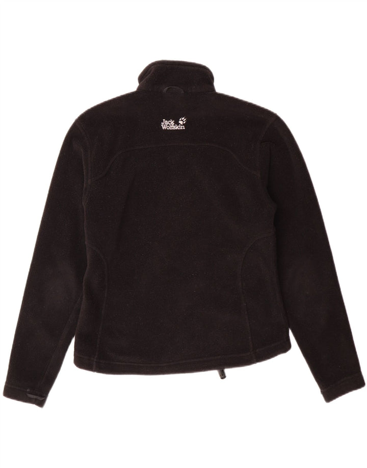 JACK WOLFSKIN Fleecejakke til kvinder UK 10 Lille sort polyester