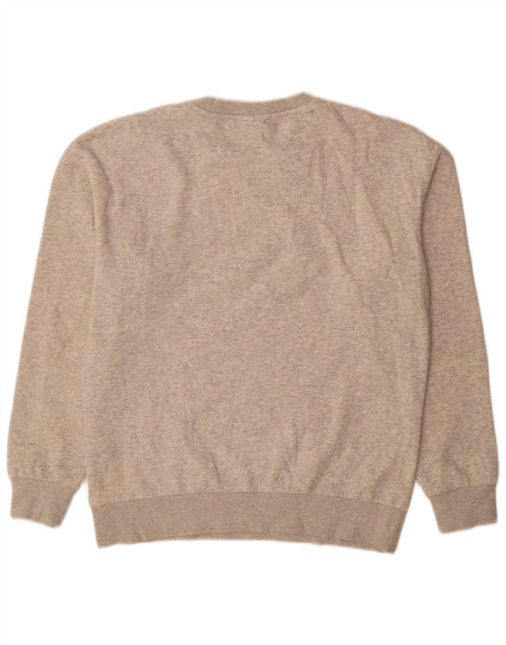 Jack & Jones Sweatshirt til mænd, stor grå flækket bomuld