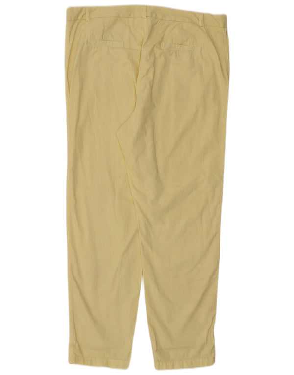 Marks & Spencer Lige Chinobukser til kvinder UK 18 XL W38 L30 Gul