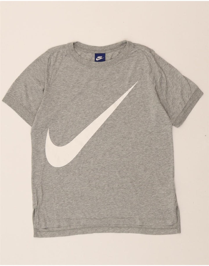 NIKE Mens Graphic T-Shirt Top Small Grey Polyester Vintage Nike and Second-Hand Nike from Messina Hembry 