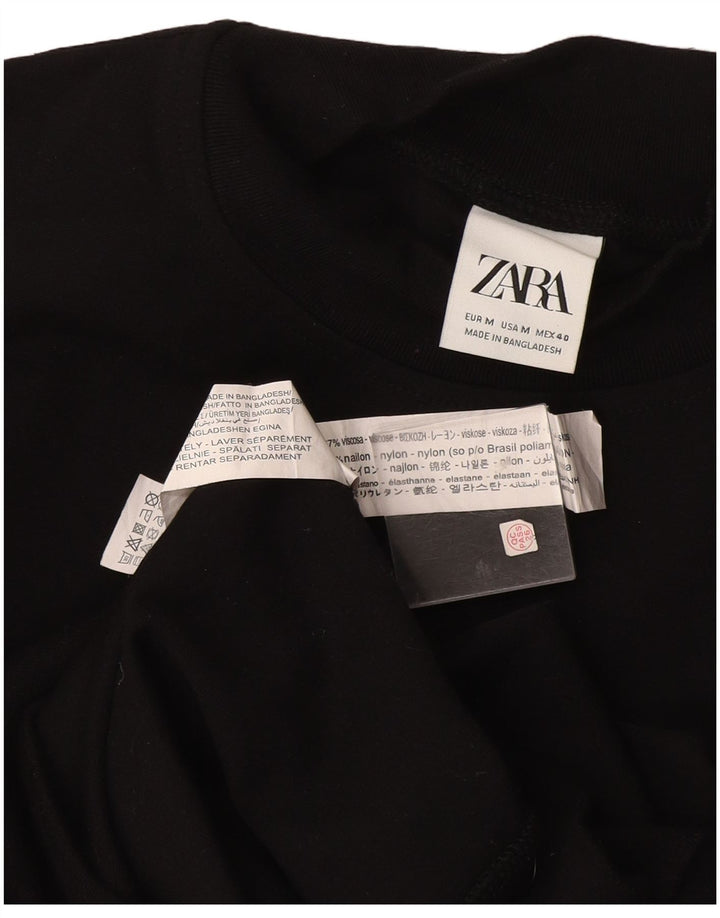 Zara Sweatshirt Jumper UK 14 Medium Sort Viscose
