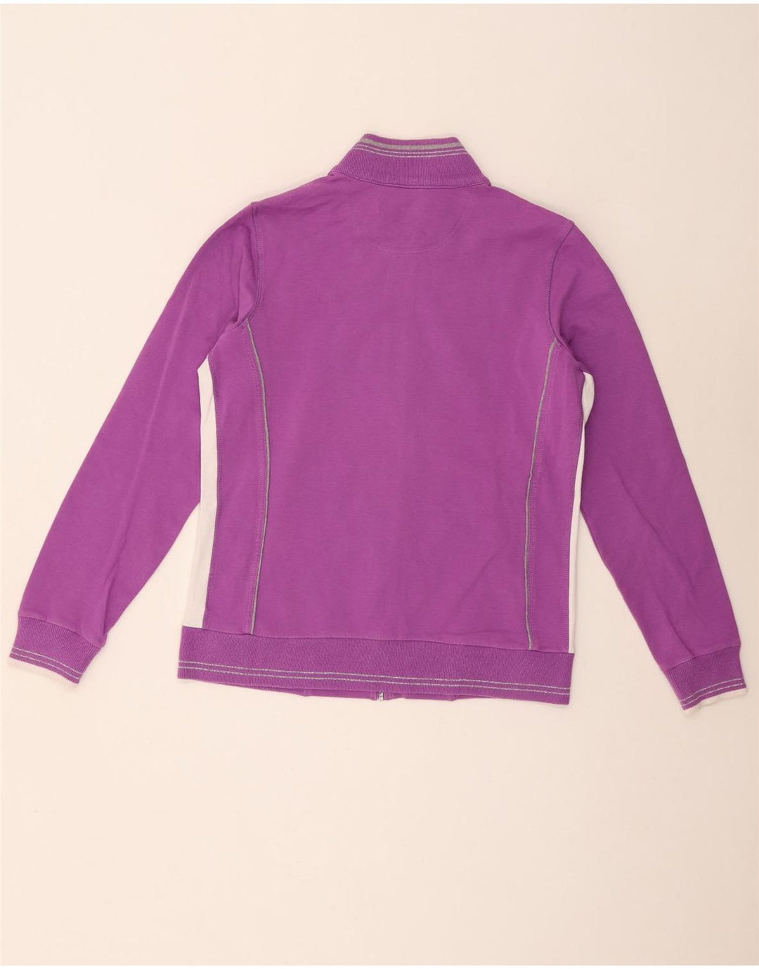 Champion Womens træningsdragt topjakke UK 16 Large Purple Colourblock