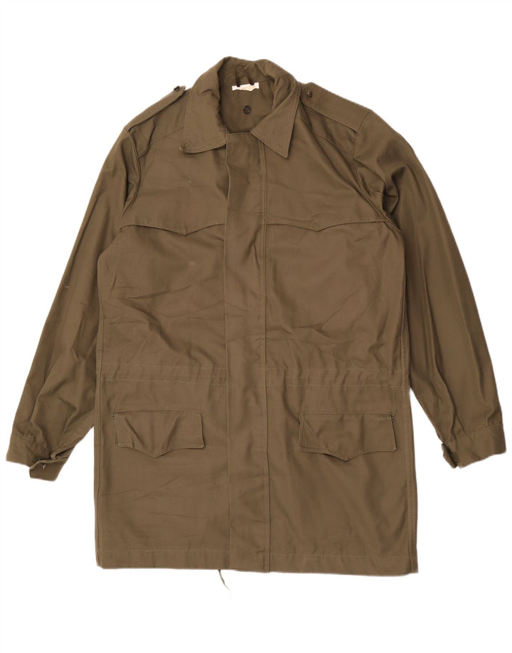 Vintage Herre Military Jacket UK 38 Medium Khaki