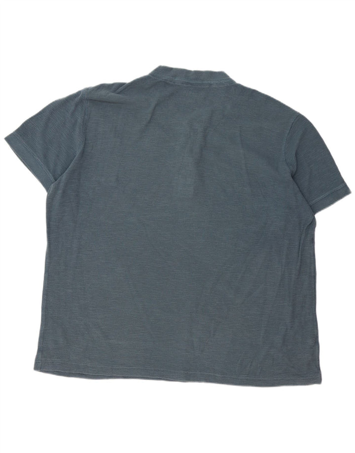 EDDIE BAUER Herre T-Shirt Top XL Blå Bomuld