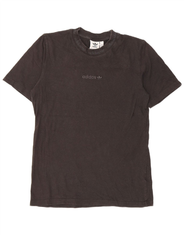 Adidas herre T-shirt top lille sort bomuld