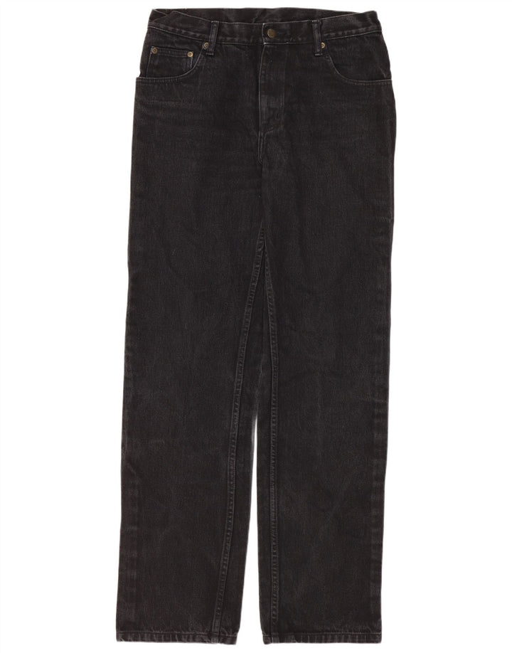 Wrangler Hero Regular Straight Jeans W34 L34 Sort Bomuld