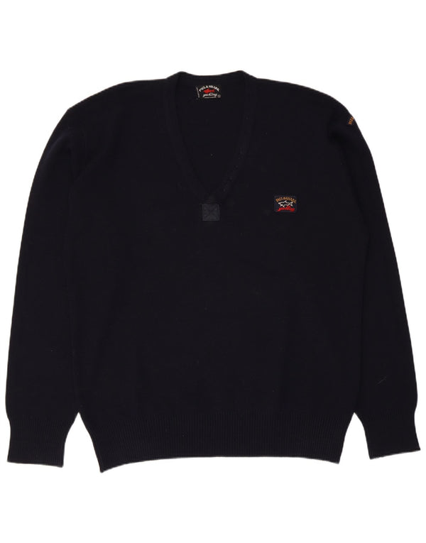 Paul & Shark Herre V-hals sweater Medium Navy Blue