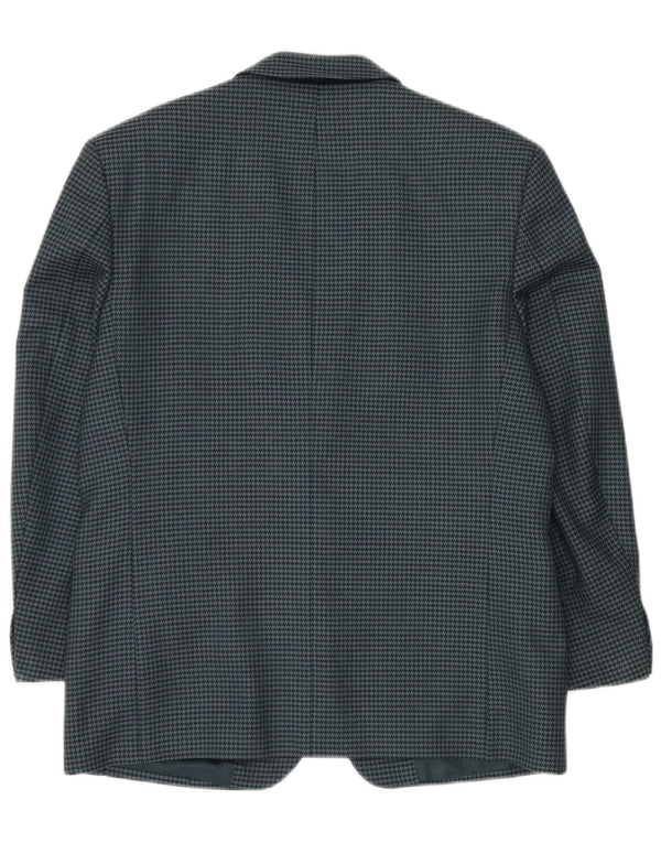 Douglas Herre 2-knaps blazerjakke IT 50 Large Green Houndstooth