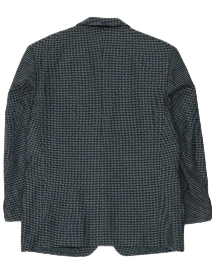 Douglas Herre 2-knaps blazerjakke IT 50 Large Green Houndstooth
