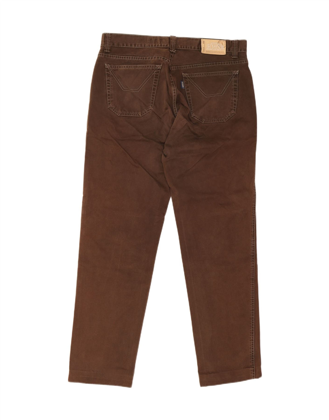 Jeckerson Straight Jeans til mænd W38 L32 Brun Colourblock