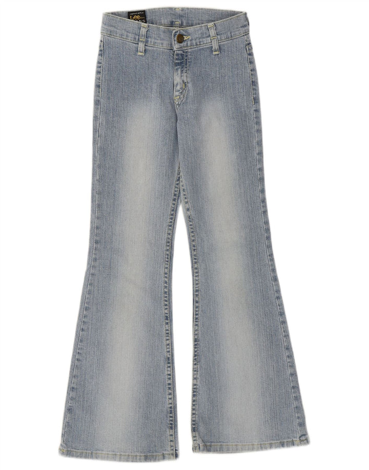 Lee Girls Flared Jeans 8-9 år W22 L24 Blå Bomuld