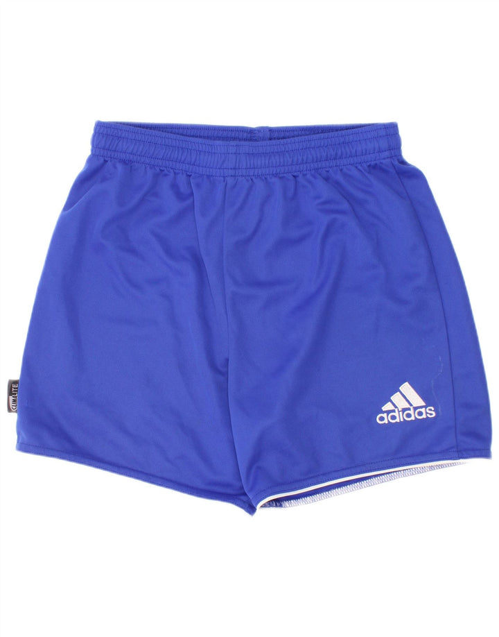 Adidas Boys Climalite Sportshorts 9-10 år Blå polyester