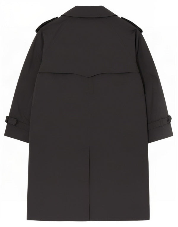 Andrea Silardi Trench Coat til mænd UK 42 XL Sort