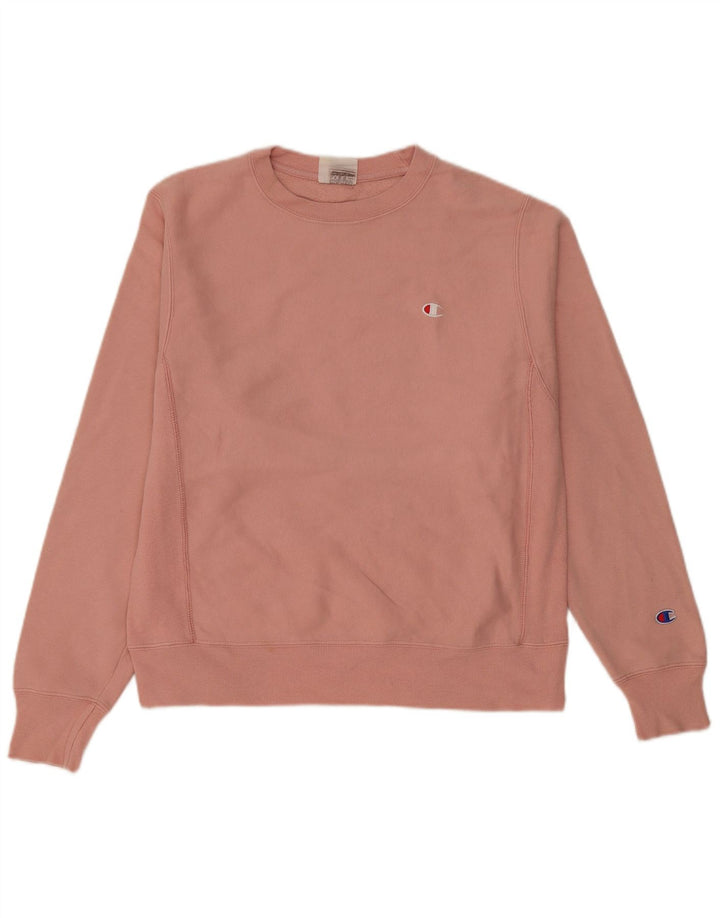 Champion Herre Sweatshirt Jumper Lille Pink Bomuld