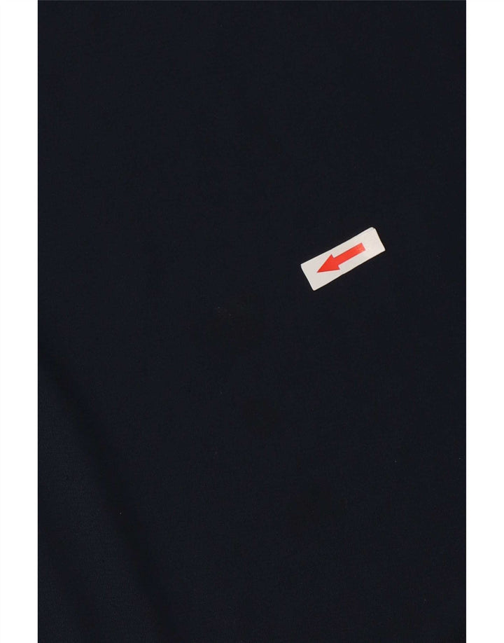 Nike herre Dri Fit T-shirt top lille marineblå polyester