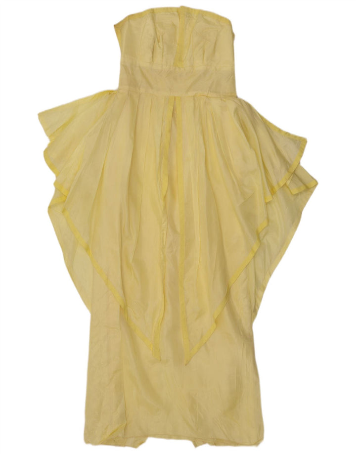 Murek Dame Asymmetrisk Stropløs Kjole EU 38 Medium Yellow Acetate